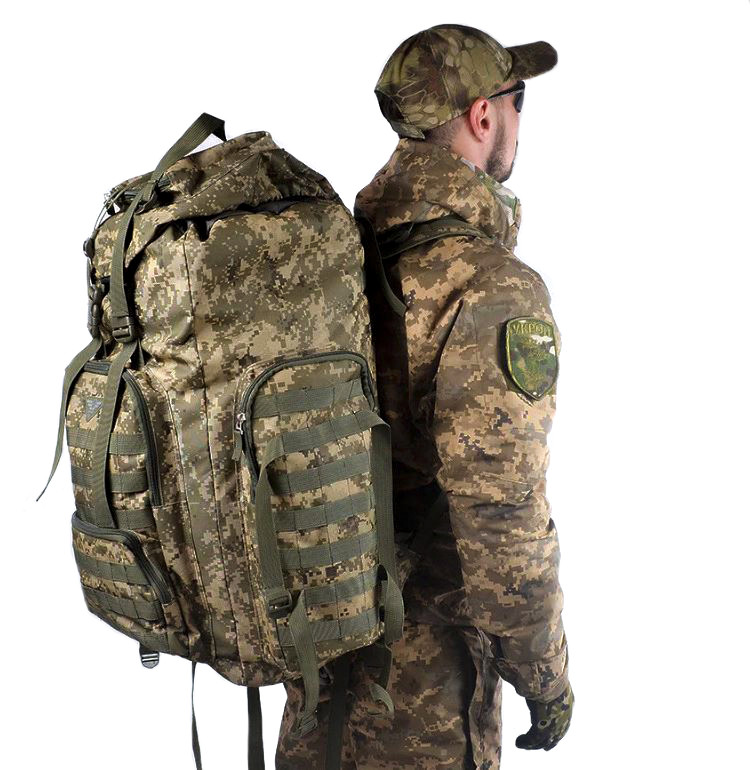 Рюкзак тактический 159-01 65 л, пиксель